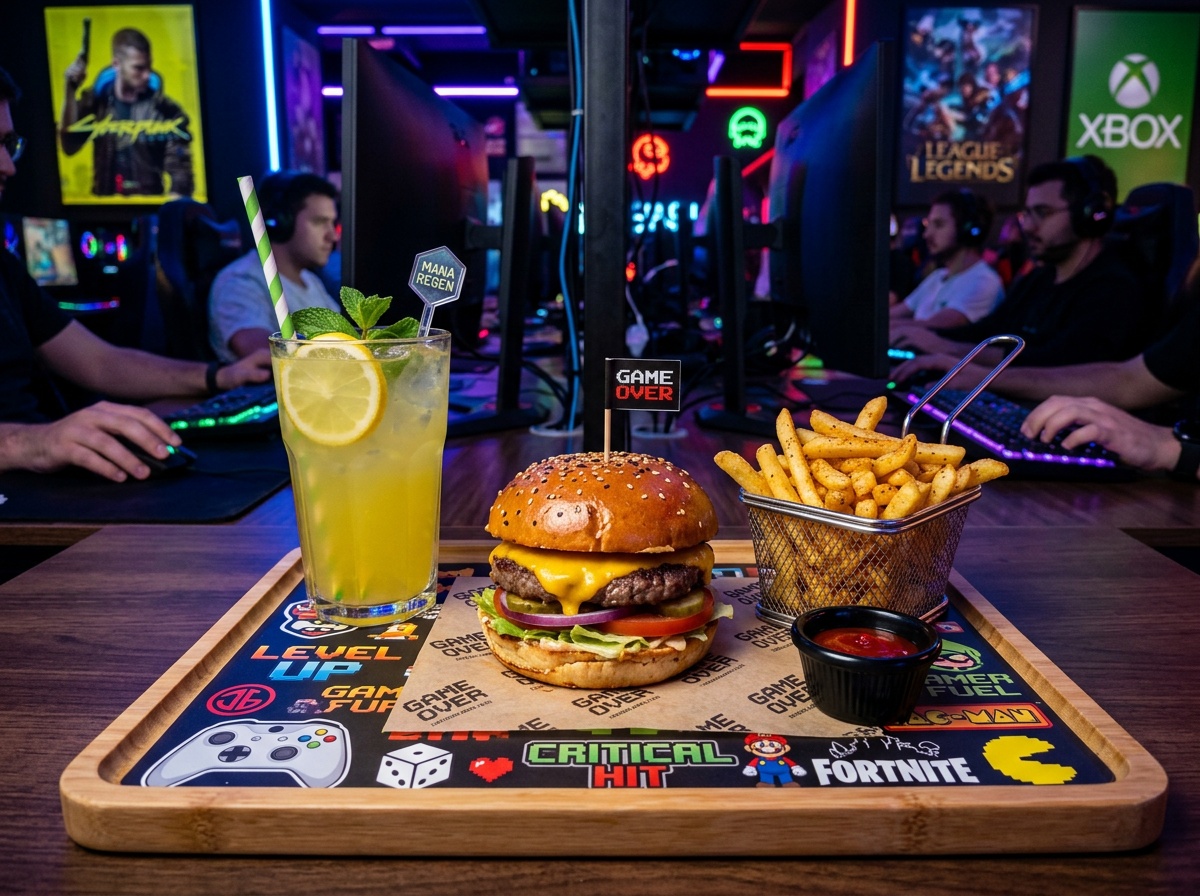 Hamburguesa gaming cafe Caracas