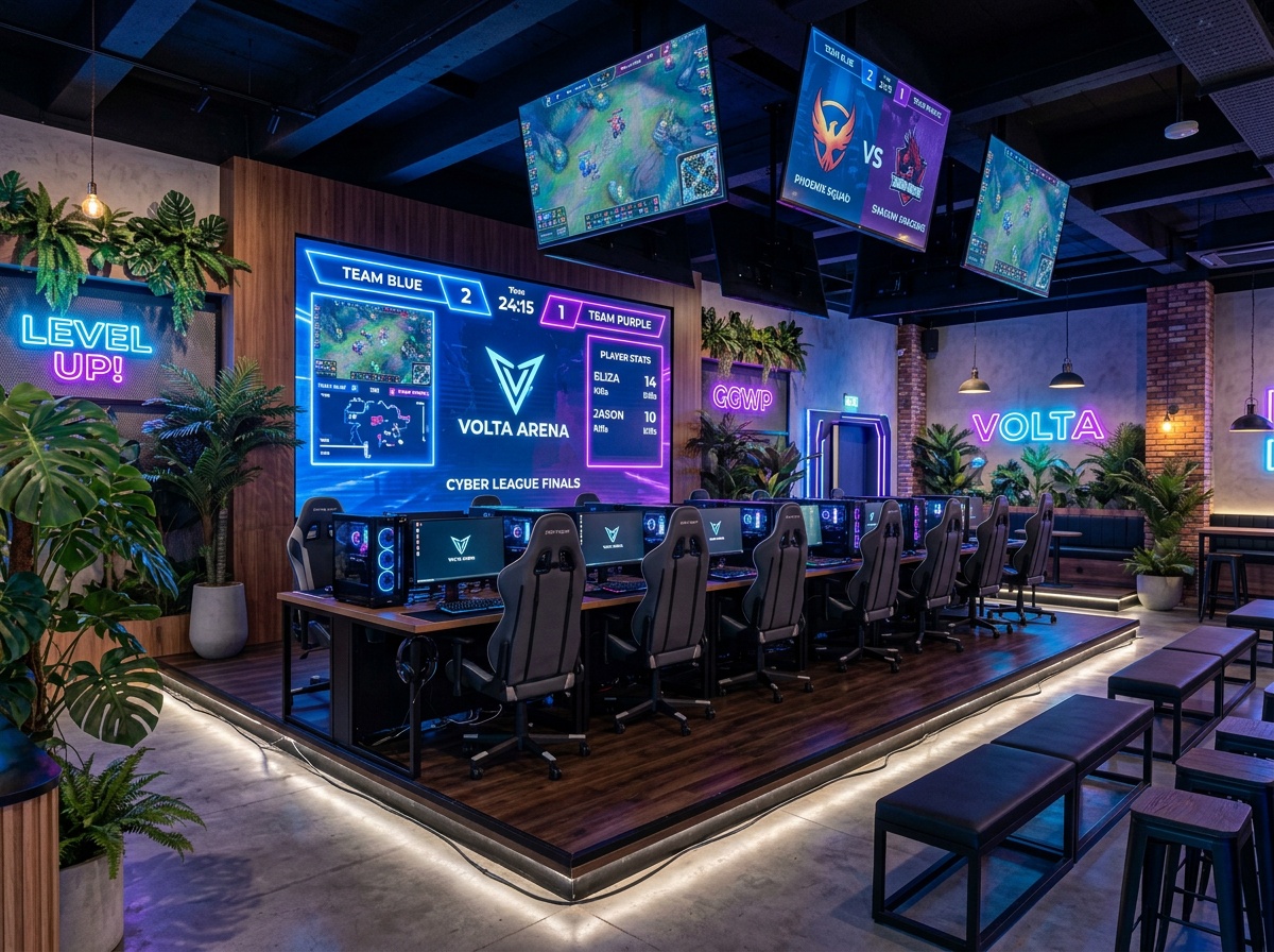Área de esports y torneos gaming Caracas