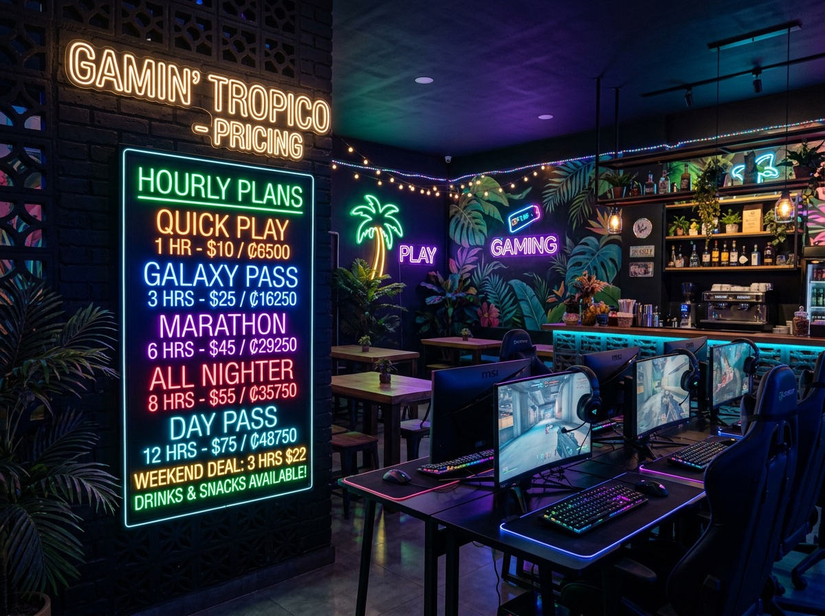 Planes de gaming por hora venezuela